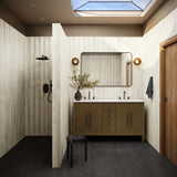 Kenridge Waves White 24x48 Matte Porcelain Tile - Wood Look