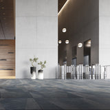 Stories Black Matte Porcelain Tile 24x24 - Lux Tile