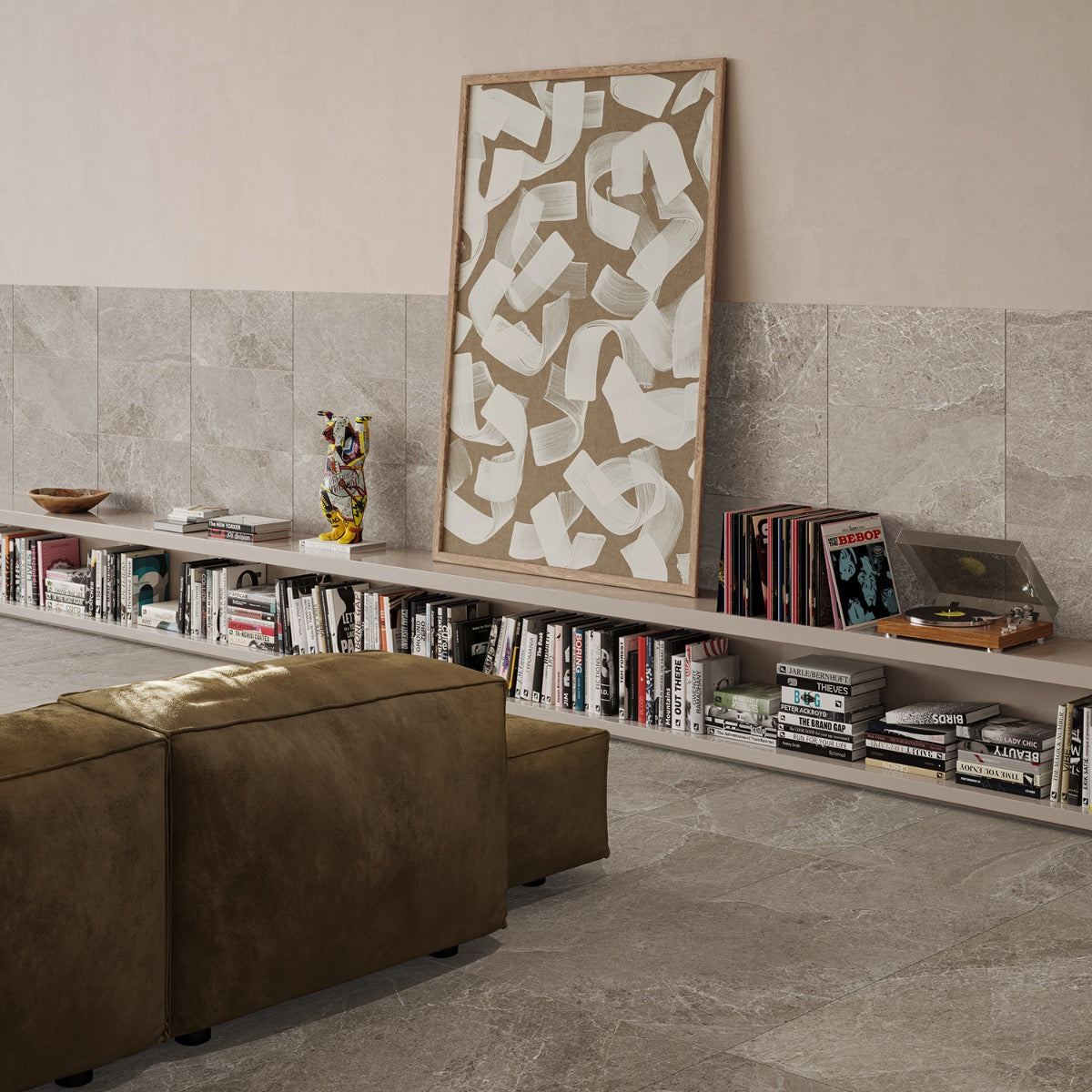 ZenTech Greige Beige Matte Porcelain Tile 12x24 - Lux Tile