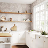 Stacy Garcia ArtBlock Fluted Grigio 4x16 Glossy Porcelain Tile