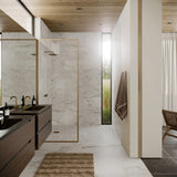 Calacatta Macchia White Gold 24x48 Marble Look Matte Porcelain Tile - Lux Tile