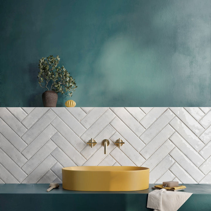 Castle Hazy Trail Gray 3x12 Polished Ceramic Subway Tile for Walls