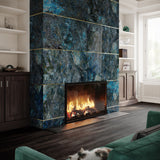 Lux Tile Jewel Onyx Labradorite Blue 24x48 Polished Porcelain Tile