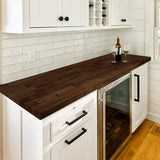 MSI 6 ft. L x 25 in. D x 1.5 in. T Finished Hevea Butcher Block Standard Countertop in Brown With Eased Edge