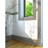 Ornamental Mouldings Prestained Gray 1/2 in. x 4-1/2 in. x 96 in. Wood Crown Moulding