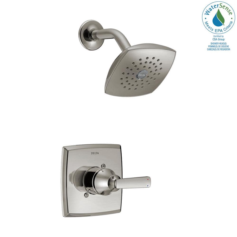 Delta Ashlyn Stainless 1-Handle Shower Faucet Trim Kit (Valve Not Included)