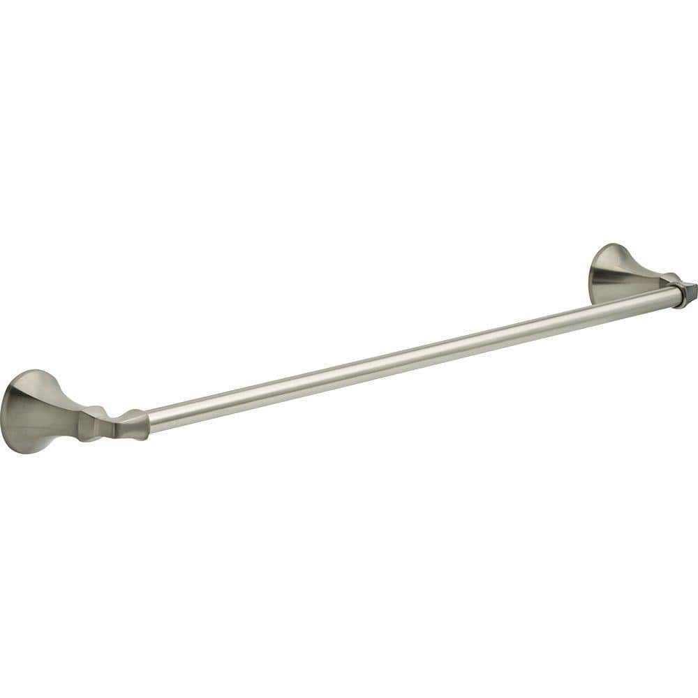 Delta Ashlyn 24-in Brilliance Stainless Steel Wall Mount Single Towel Bar