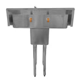 AMGOOD 20x30 Stainless Steel Utility Sink with Drainboards & Faucet