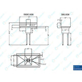 AMGOOD 20x30 Stainless Steel Utility Sink with Drainboards & Faucet