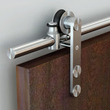 Everbilt 72 in. Stainless Steel Top-Mount Sliding Barn Door Track and Hardware Kit
