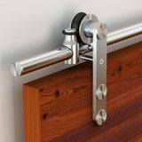 Everbilt 72 in. Stainless Steel Top-Mount Sliding Barn Door Track and Hardware Kit