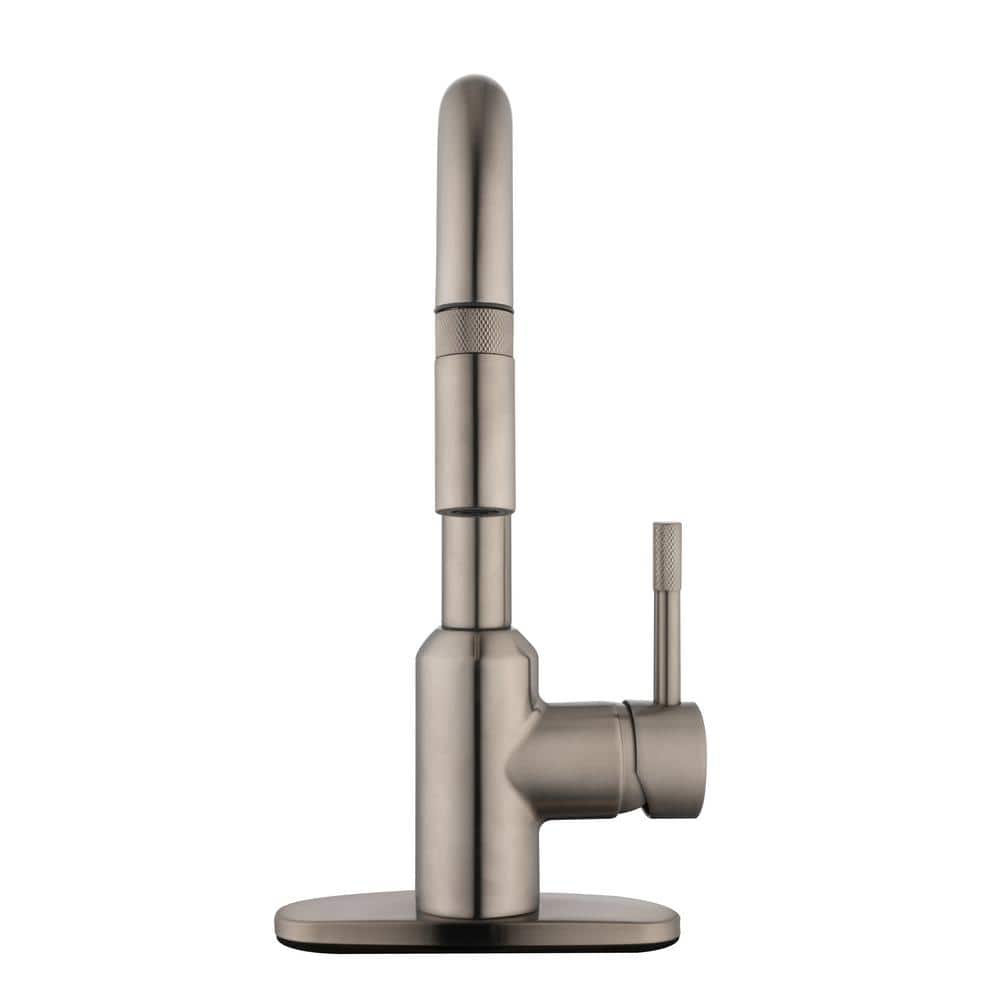 Glacier Bay 2600 Series Single-Handle Pull-Down Sprayer Laundry Faucet in Stainless Steel