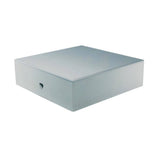 NUVO IRON Eazy-Cap 4 in. x 4 in. Stainless Steel Modern Low-Profile Flat Top Post Cap (Pack of 24)