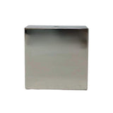 NUVO IRON Eazy-Cap 4 in. x 4 in. Stainless Steel Modern Low-Profile Flat Top Post Cap (Pack of 24)