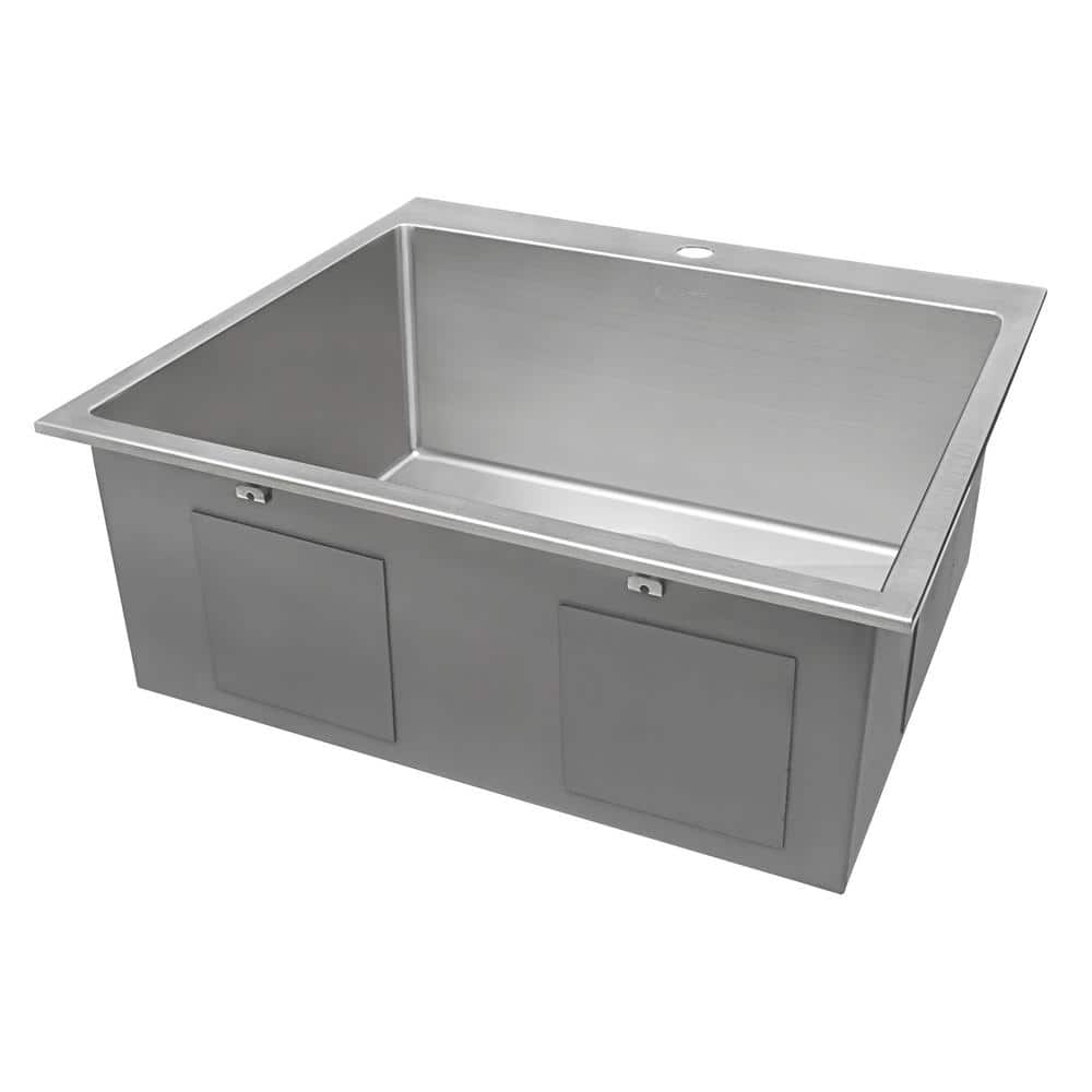 Ruvati Forma Pro 16-Gauge Stainless Steel Drop-In Laundry Utility Sink
