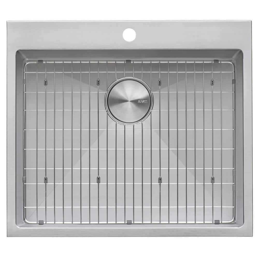 Ruvati Forma Pro 16-Gauge Stainless Steel Drop-In Laundry Utility Sink