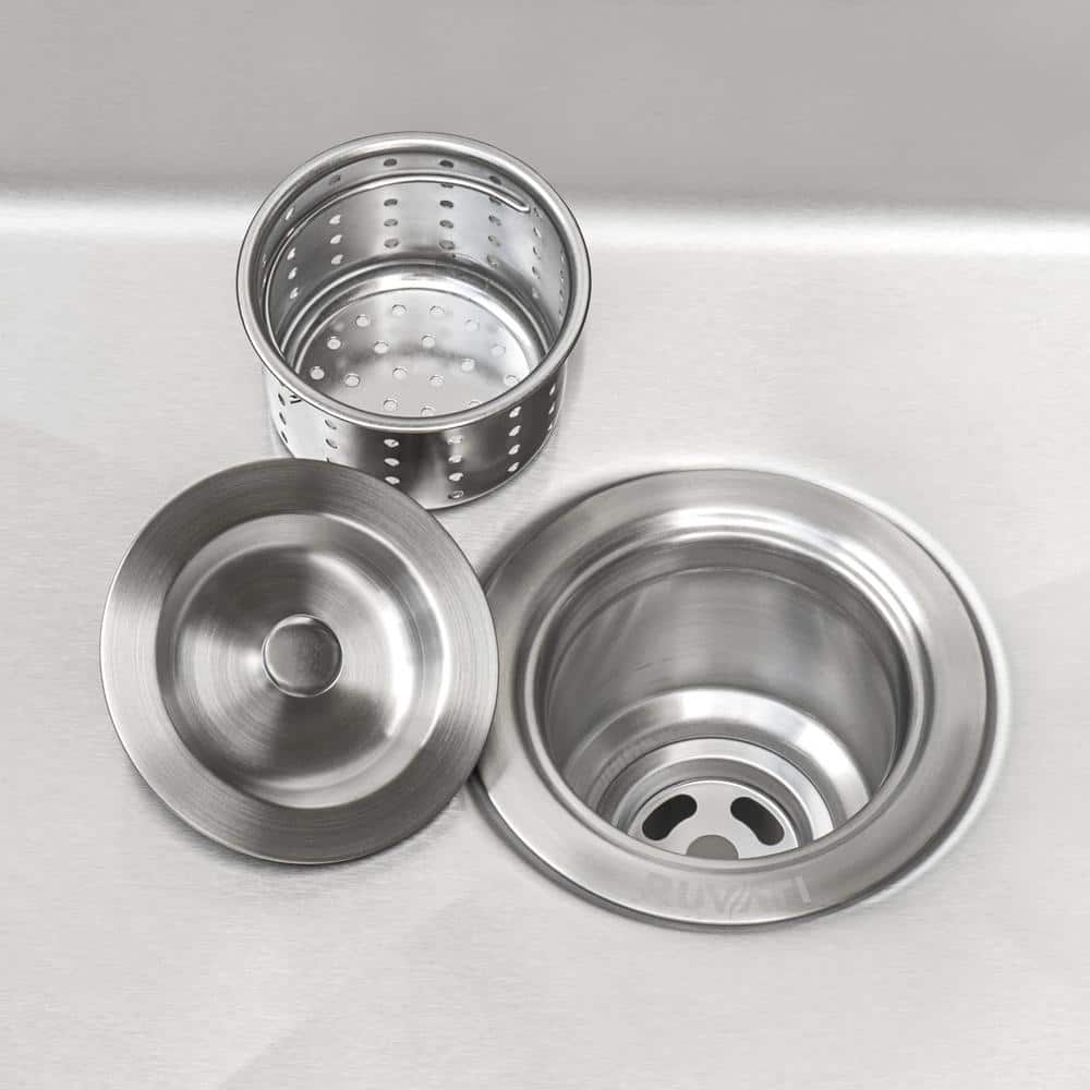Ruvati Savona 12-inch Undermount Laundry Utility Sink - 16 Gauge Stainless Steel
