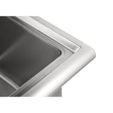 TRINITY 21.5 in. Stainless Steel Utility Sink NSF Certified
