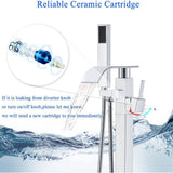 Unbranded Commercial Metering Single Handle Bathroom Sink Faucet in Stainless Steel