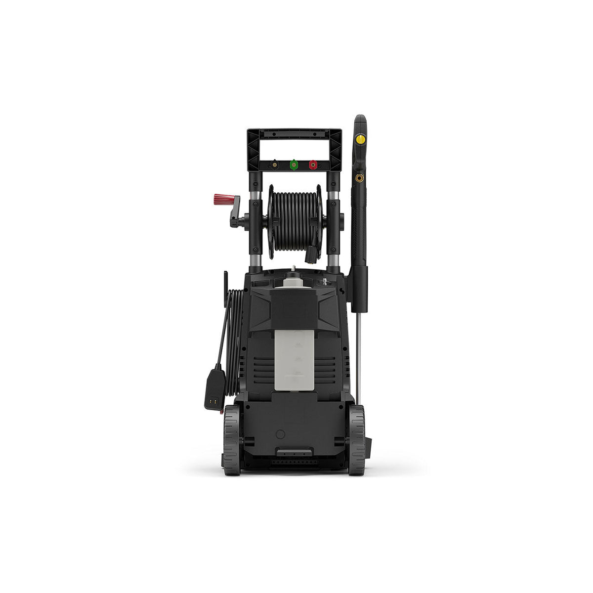 Stanley 2,000 PSI 1.4 GPM Electric Pressure Washer with 30 ft Working Hose Reel, Detergent Tank, Spray Gun, 4 Nozzles