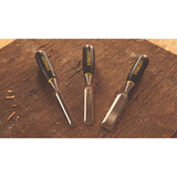 STANLEY Wood Chisel Set (3-Piece) – 1/2 in., 3/4 in., 1 in.