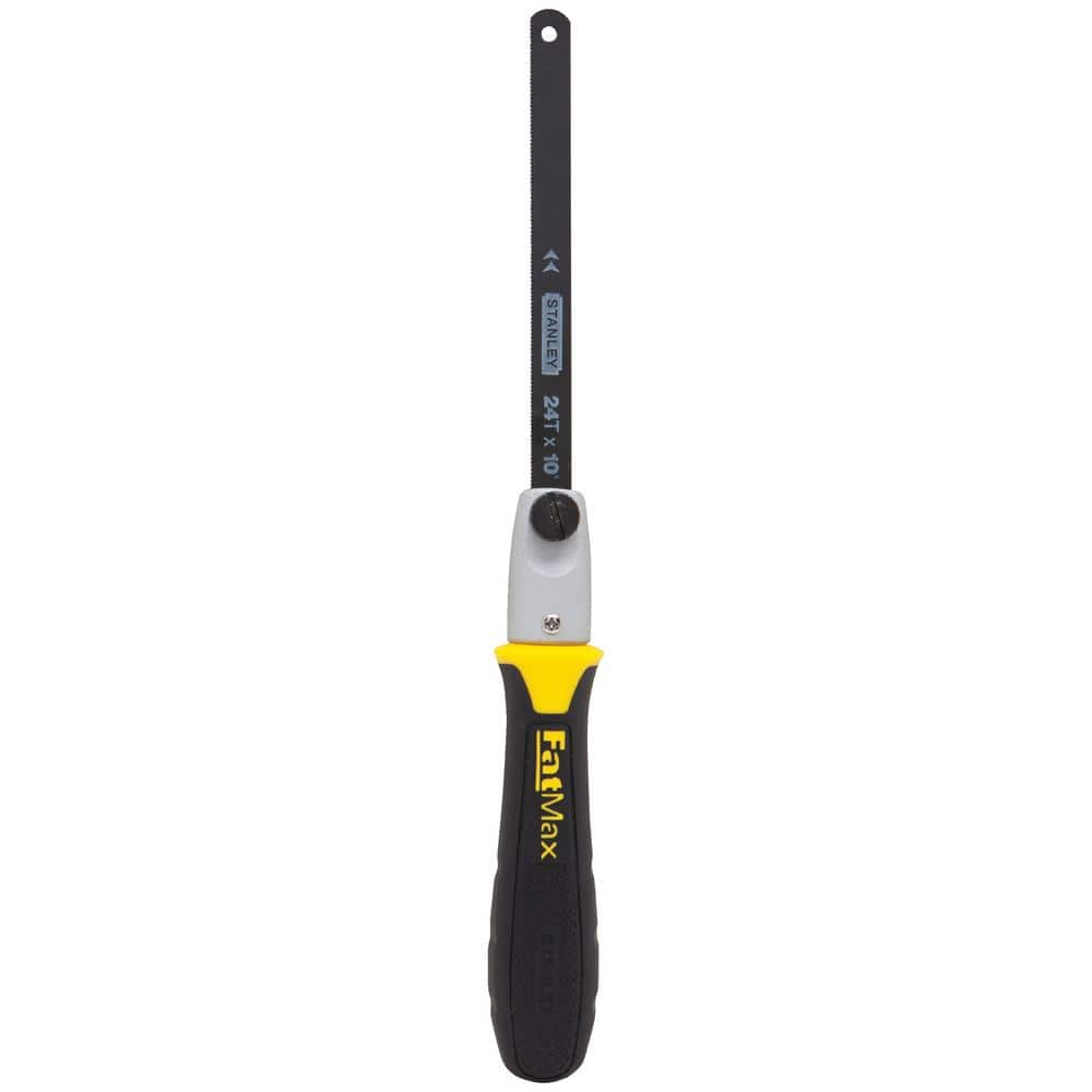 STANLEY 4.5 in. Tooth Saw with Plastic Handle (FATMAX, Includes Wood & Metal Blades)
