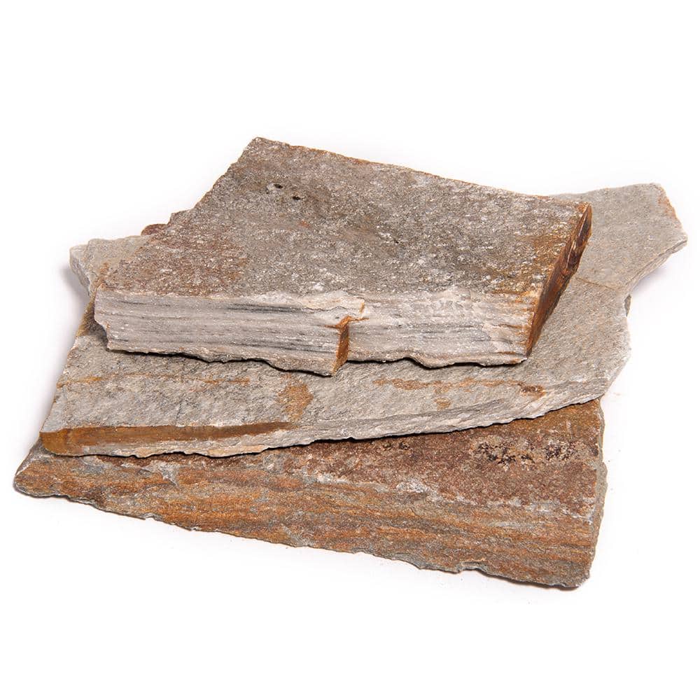 Southwest Boulder & Stone 14 in. x 12 in. x 2 in. 60 sq. ft. Stardust Natural Flagstone for Landscape, Gardens and Pathways