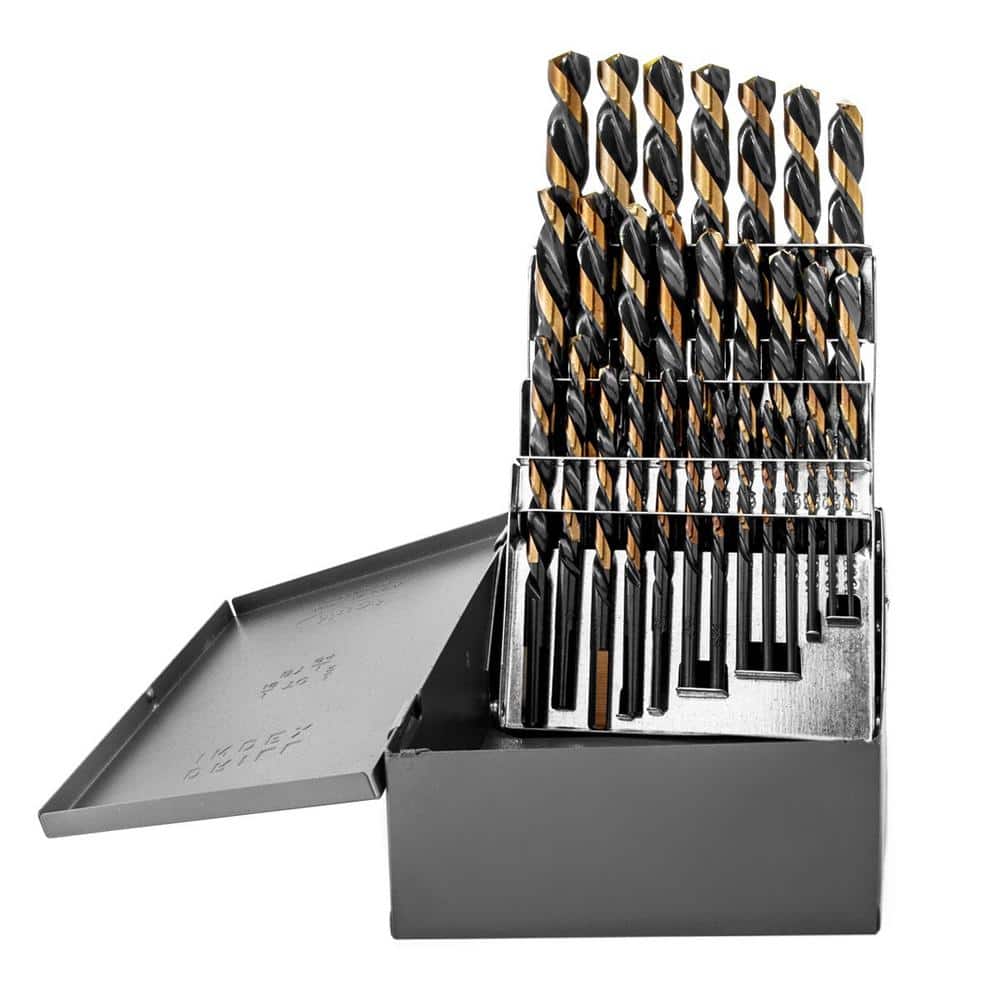 Stark ELITE High Speed Steel Drill Bit Set with Case (29-Piece)