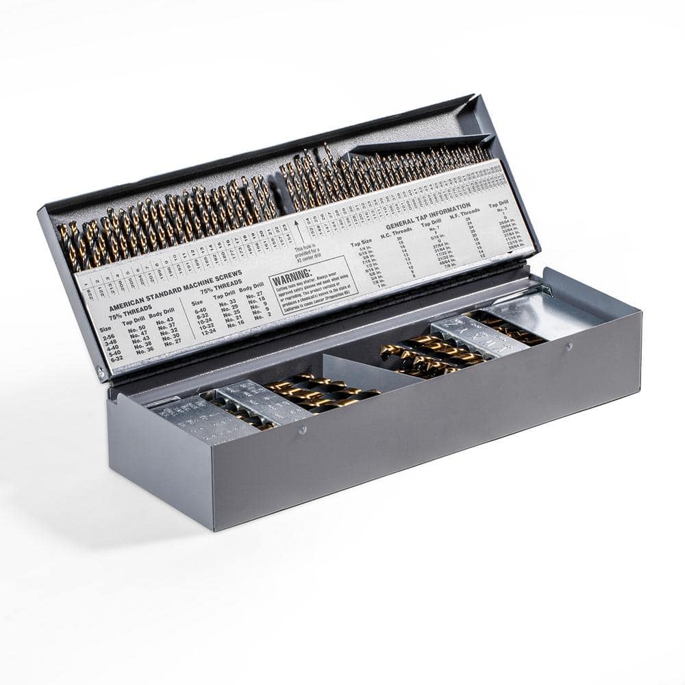 Stark ELITE High Speed Steel Drill Bit Set with Case (115-Piece)