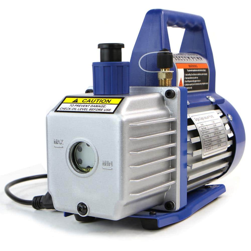 STARK USA 1/4 HP 3 CFM Rotary Air Vacuum Pump HVAC A/C Refrigerant