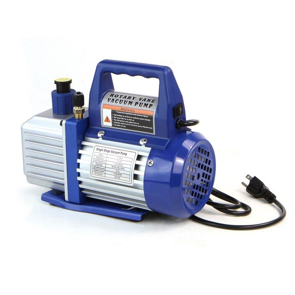 STARK USA 1/4 HP 3 CFM Rotary Air Vacuum Pump HVAC A/C Refrigerant