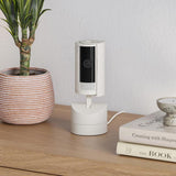 Ring Pan-Tilt Indoor Cam Plug-in Security Camera with 360° Horizontal Pan Coverage, Live View and Two-Way Talk, Starlight