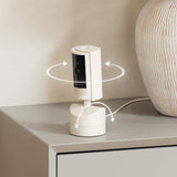 Ring Pan-Tilt Indoor Cam Plug-in Security Camera with 360° Horizontal Pan Coverage, Live View and Two-Way Talk, Starlight