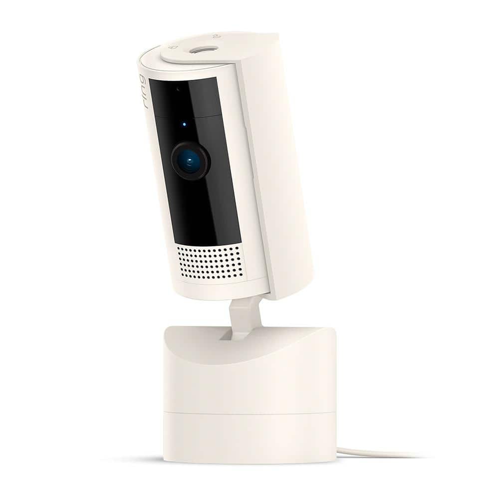 Ring Pan-Tilt Indoor Cam Plug-in Security Camera with 360° Horizontal Pan Coverage, Live View and Two-Way Talk, Starlight