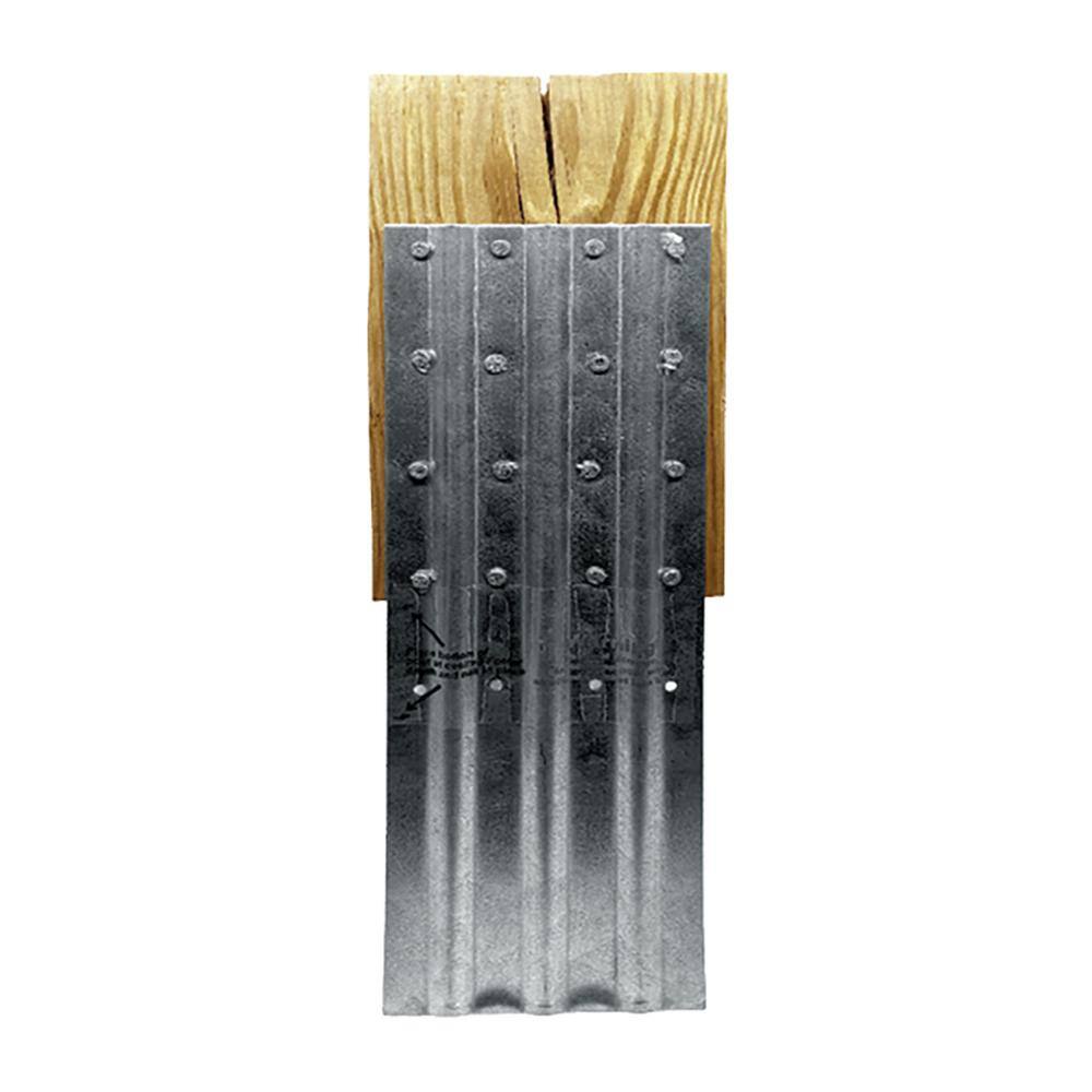 Atlas 6 in. x 4 in. Galvanized Steel Post Foot Anchor for concrete (4-pieces)