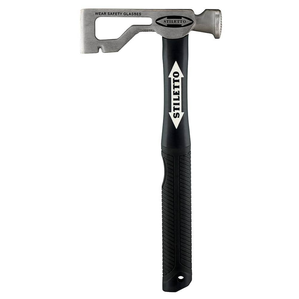 Stiletto 9 oz. Drywall Axe Fiberglass Hammer with 13 in. Handle