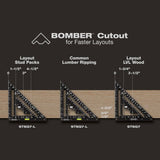 Stiletto 7 in. Carpenter Square with Level