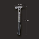 Stiletto 15 oz. TiBone Milled Face with Curved Handle