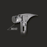Stiletto 15 oz. TiBone Milled Face with Curved Handle