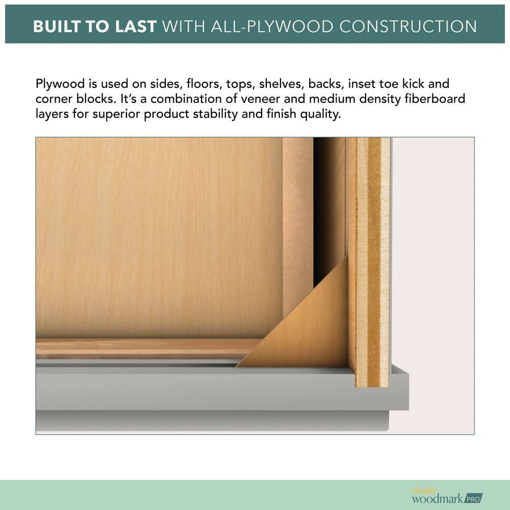 Shaker Full Overlay 18 in. W x 12 in. D x 30 in. H Plywood Assembled Wall Kitchen Cabinet in Stone Gray