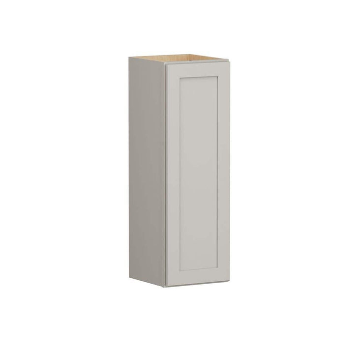 SIMPLY WOODMARK PRO Shaker Full Overlay 12 in. W. x 12 in. D x 36 in. H Plywood Assembled Wall Kitchen Cabinet in Stone Gray
