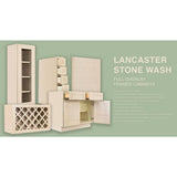 LIFEART CABINETRY Lancaster Stone Wash Plywood Shaker Stock Assembled Wall Microwave Kitchen Cabinet 30 in. W x 42 in. H x 12 in. D