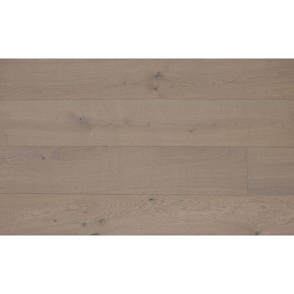 ASPEN FLOORING Stonehenge White Oak 5/8 in. T x 7 in. W Wire Brushed Engineered Hardwood Flooring (25 sqft/case)