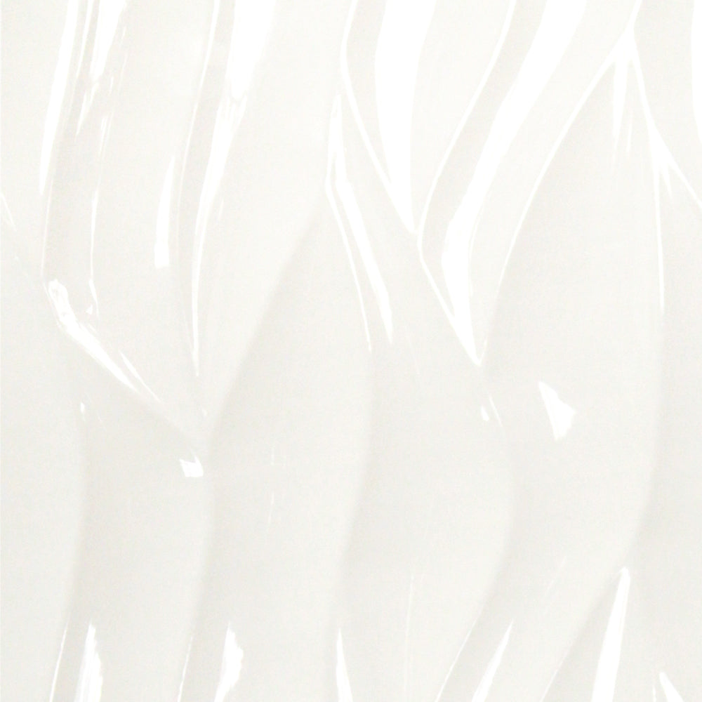 Billowy Clouds White 12x36 Polished Ceramic Wall Tile - Lux Tile