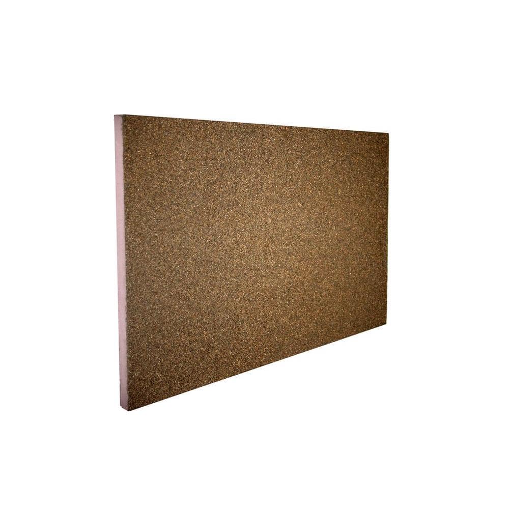 Styro Industries 4' x 8' x 1-1/2" Black Stallion Aggregate Foundation Insulation Panel