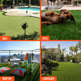 AstroLawn Verde 15 ft. Wide x Cut to Length Green Artificial Grass Carpet