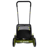 Sun Joe Mow Joe 18 in. Manual Push Walk Behind Reel Mower with Catcher