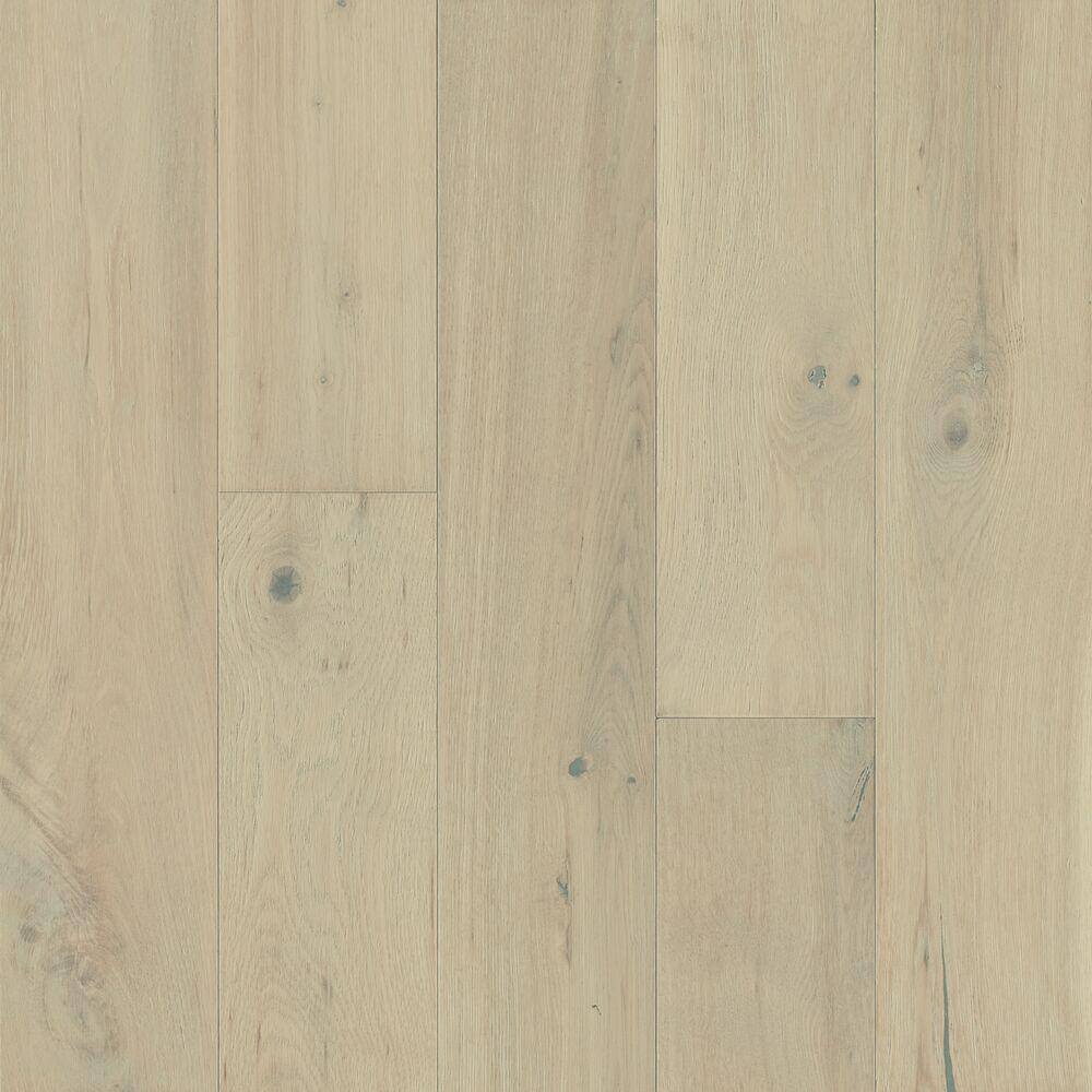 Bruce Time Honored Sunkissed Latte Wh Oak 3/8 in. T x 5 in W T+G Wire Brushed Engineered Hardwood Flooring (26.58 sq. ft/ctn)