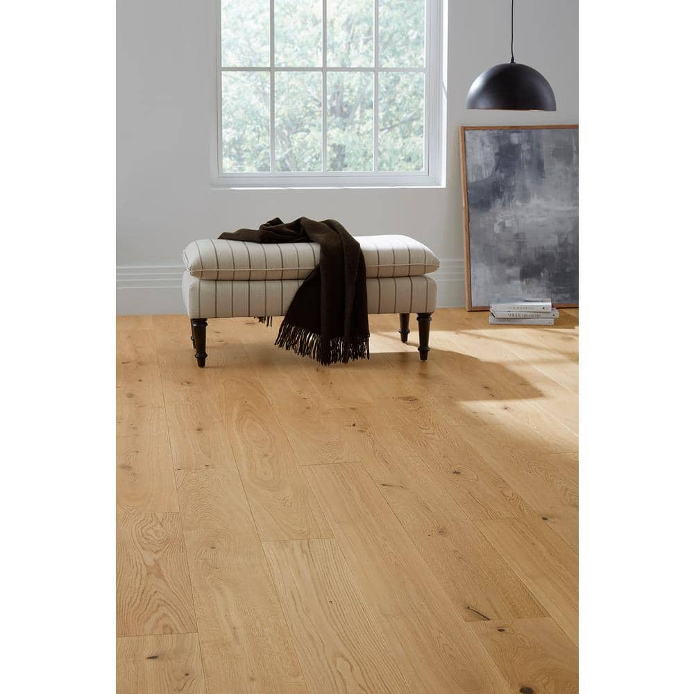 ASPEN FLOORING Sunlight European White Oak 1/2 in. T x 7.5 in. W Water Resistant Engineered Hardwood Flooring (1399.05 sq. ft./pallet)