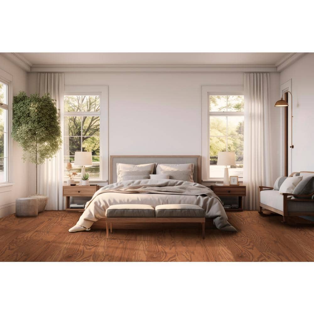 Shaw Bradford 3 Sunset Red Oak 3/8 in. T X 3.25 in. W Tongue and Groove Engineered Hardwood Flooring (23.76 sq.ft./case)